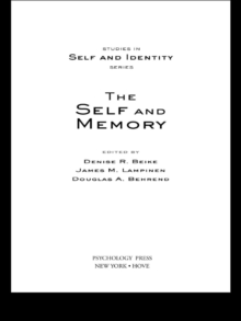 Image for The Self and Memory