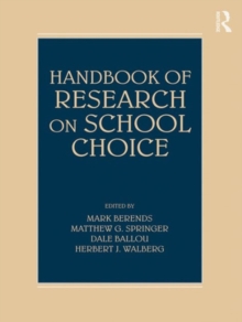 Image for Handbook of research on school choice