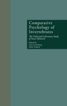 Image for Comparative psychology of invertebrates: the field and laboratory study of insect behavior