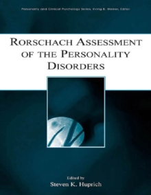 Image for Rorschach assessment of the personality disorders
