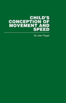 Image for Child's conception of movement and speed