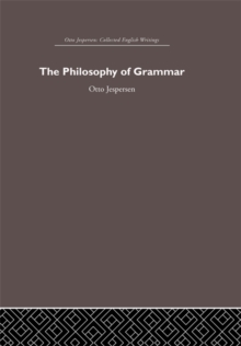 Image for The Philosophy of Grammar