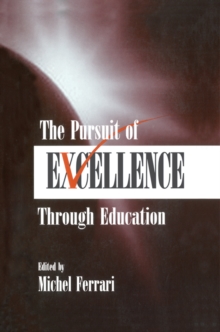Image for The Pursuit of Excellence Through Education