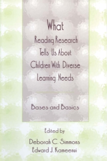 Image for What Reading Research Tells Us About Children With Diverse Learning Needs: Bases and Basics