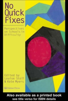 Image for No quick fixes: perspectives on schools in difficulty
