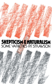 Image for Skepticism and naturalism: some varieties : the Woodbridge lectures 1983