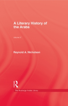 Image for A literary history of the Arabs