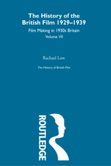 Image for The History of the British Film: Volume