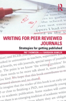 Image for Writing for peer reviewed journals: strategies for getting published