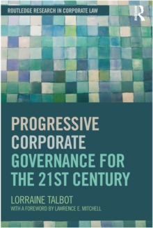 Image for Progressive corporate governance for the 21st century