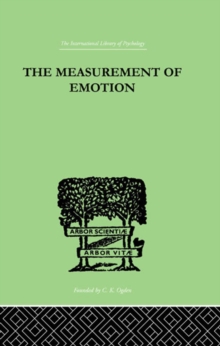 Image for The measurement of emotion