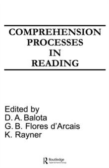Image for Comprehension Processes in Reading