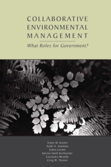 Image for Collaborative environmental management: what roles for government?