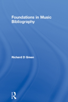 Image for Foundations in Music Bibliography