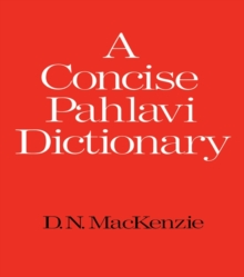 Image for A concise Pahlavi dictionary