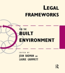 Image for Legal frameworks in the built environment