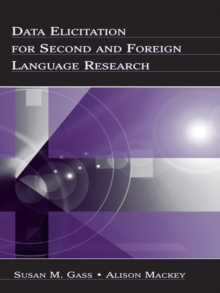 Image for Data Elicitation for Second and Foreign Language Research