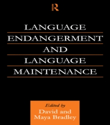 Image for Language endangerment and language maintenance: an active approach