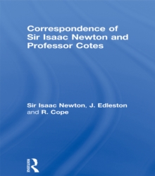 Image for Correspondence of Sir Isaac Newton and Professor Cotes