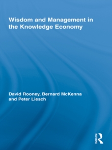 Image for Wisdom and Management in the Knowledge Economy
