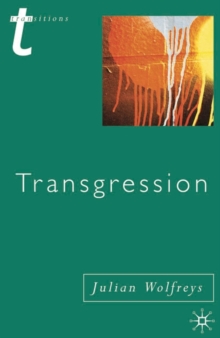 Image for Transgression: identity, space, time