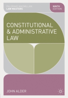 Image for Constitutional and Administrative Law
