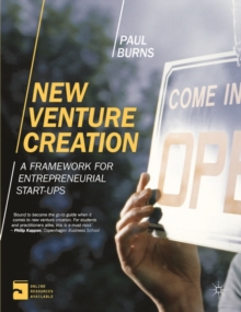 Image for New venture creation  : a framework for entrepreneurial start-ups