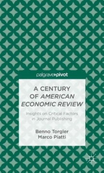 Image for A Century of American Economic Review