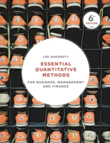 Image for Essential quantitative methods for business, management and finance