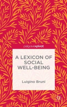 Image for A Lexicon of Social Well-Being