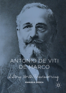 Image for Antonio de Viti de Marco: a story worth remembering