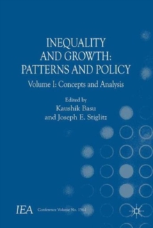 Image for Inequality and growthVolume I,: Concepts and analysis