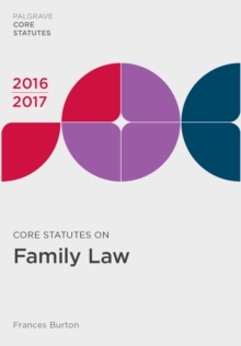Image for Core Statutes on Criminal Law 2016-17