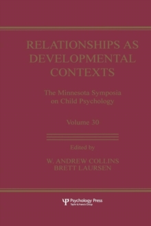 Image for Relationships as Developmental Contexts