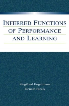 Image for Inferred Functions of Performance and Learning