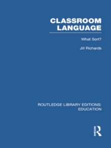Classroom Language: What Sort