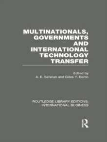Multinationals, Governments and International Technology Transfer