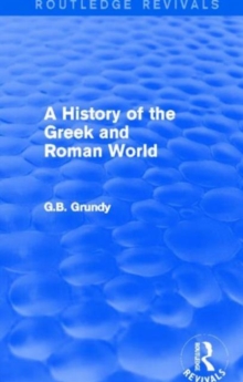 History of the Greek and Roman World