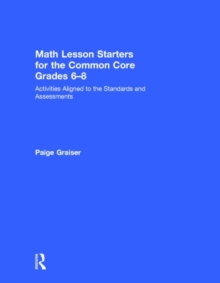 Image for Math Lesson Starters for the Common Core, Grades 6-8