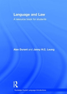 Image for Language and Law