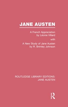 Image for Jane Austen  : a French appreciation