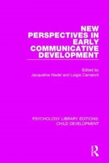 Image for New perspectives in early communicative development