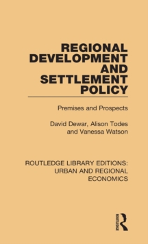 Image for Regional Development and Settlement Policy