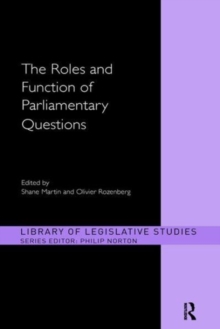 Image for The Roles and Function of Parliamentary Questions