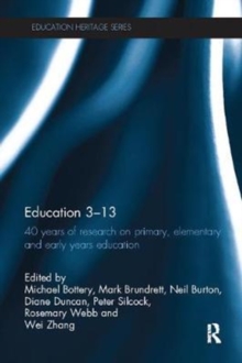 Image for Education 3–13 : 40 Years of Research on Primary, Elementary and Early Years Education