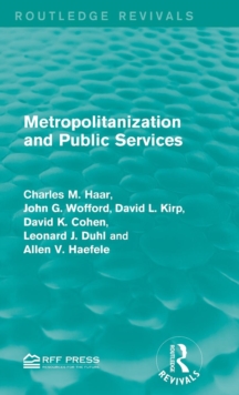 Image for Metropolitanization and Public Services