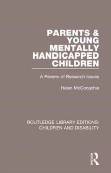 Image for Parents and young mentally handicapped children  : a review of research issues