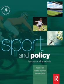 Image for Sport and policy  : issues and analysis