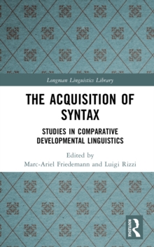 Acquisition of Syntax