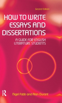 Image for How to Write Essays and Dissertations